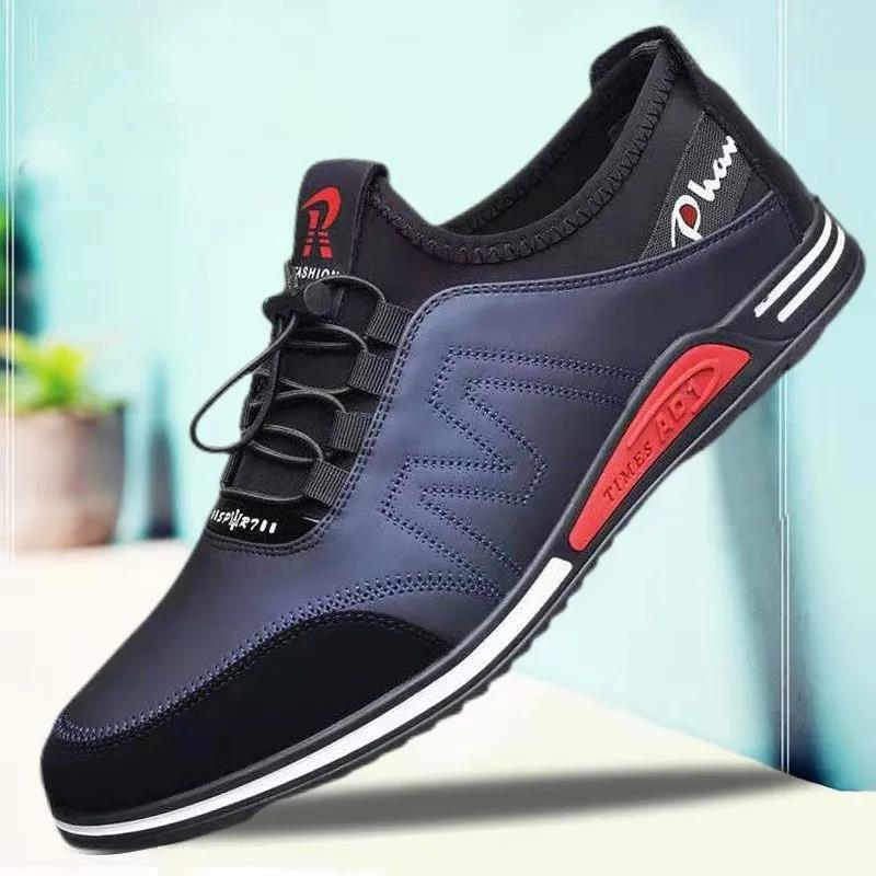 Pantofi casual pentru bărbați din piele naturală respirabili de vară