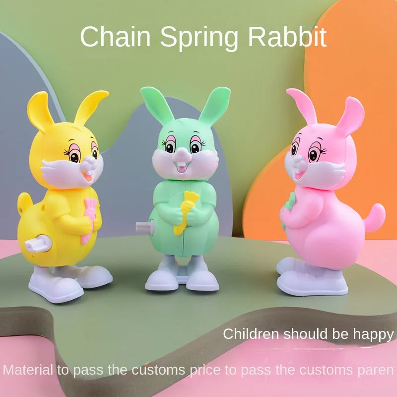 【12 bucăți】Jucărie cu ceas pentru copii Jumping Bunny