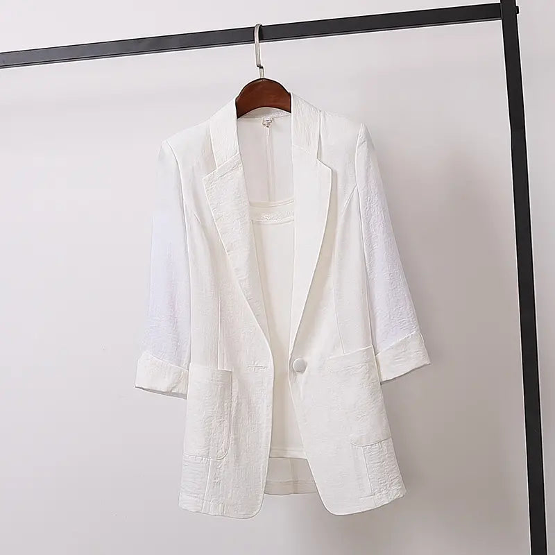 🔥【70%OFF】【Cumpără 1 primești 1 gratis】【M-4XL】2024 nou costum blazer de dama marime plus, casual si versatil