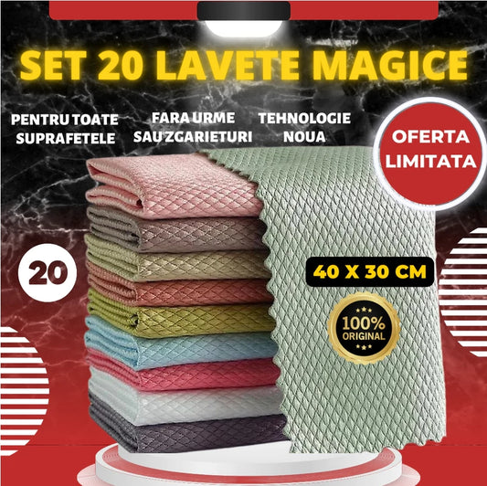 【40buc】SET 40 LAVETE MAGICE 40x30 CM