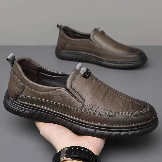 【39-44】Pantofi casual din piele, cu talpă moale, antiderapante