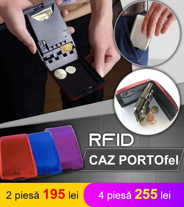 【cumpara unul si primesti unul gratis】Portofel multifuncțional cu blocare RFID