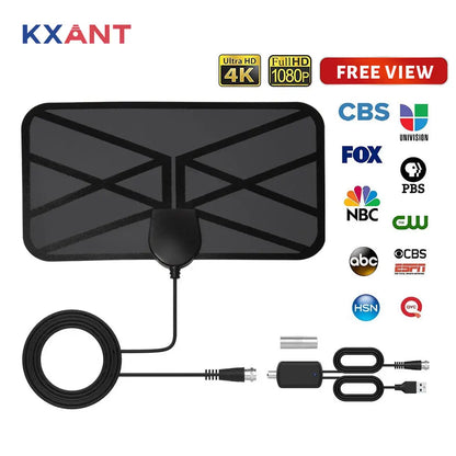 【Cumpărați 1, primiți 1 gratuit】Antenă TV 4K HD Freeview VHF UHF Receptor de semnal