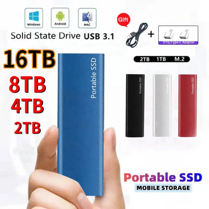 【2TB、4TB、8TB、12TB、16TB】 Unitatea de stocare SSD de mare viteză pentru citire și scriere