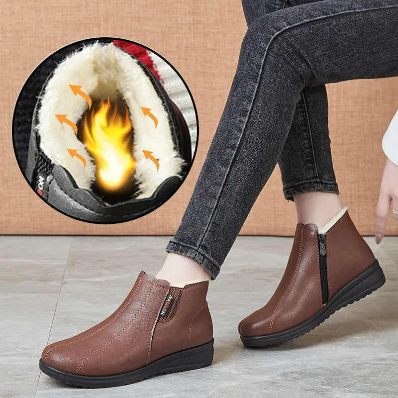 🔥Vânzare limitată în timp【35-41】👢Cizme din piele foarte calde