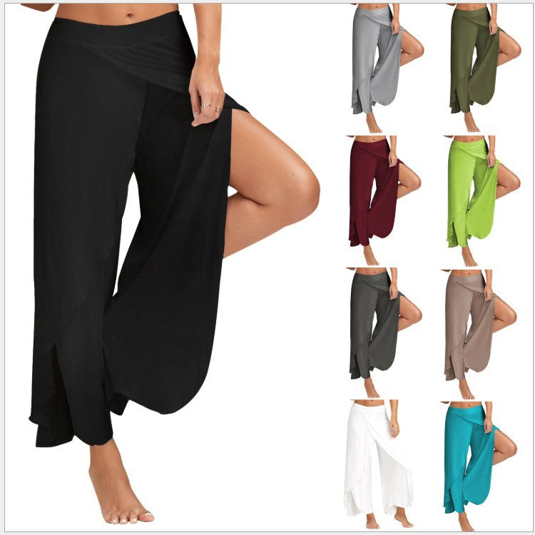 sport fitness pantaloni yoga pantaloni largi