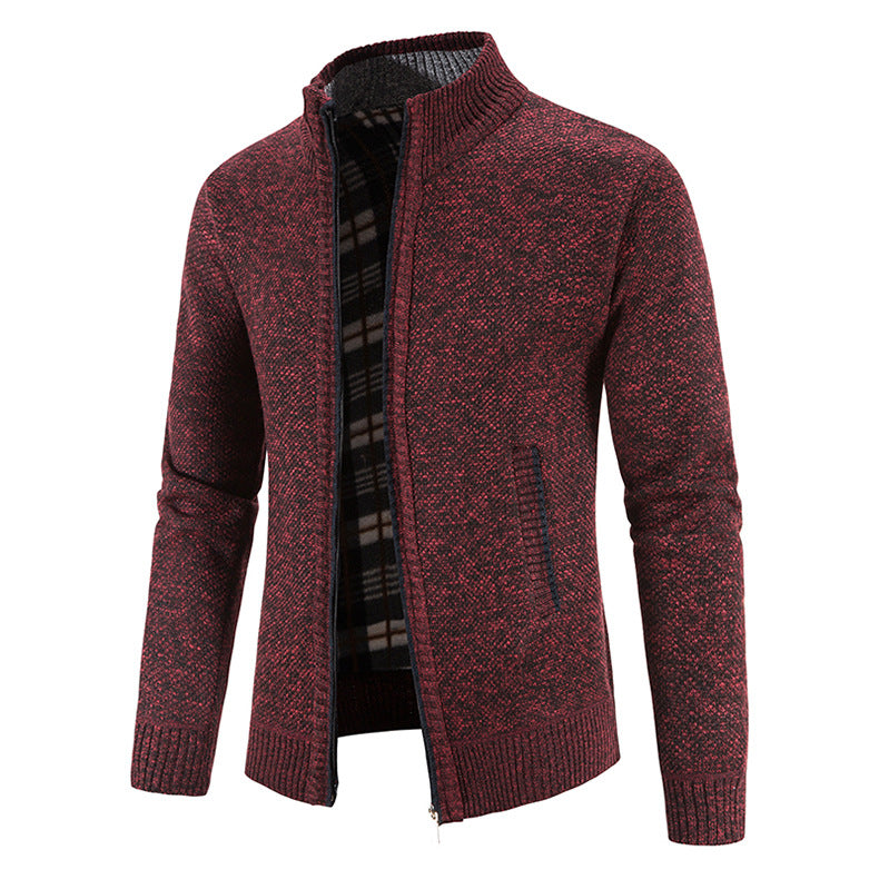 【M-4XL】2023 Pulover cardigan casual pentru bărbați din fleece