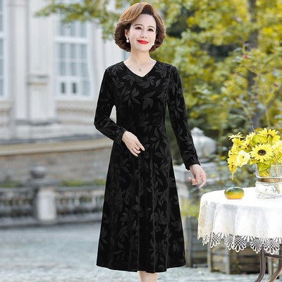 【XL-6XL】2023 Modele de rochie pentru mama de vârstă mijlocie rochie rochie rochie rochie de primăvară și toamnă