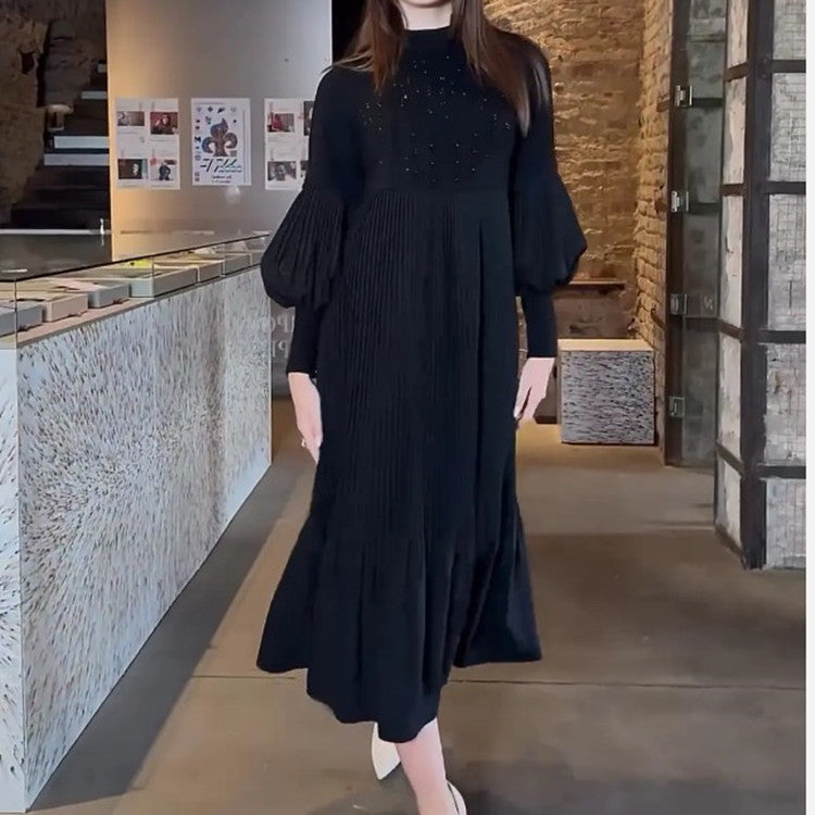 🔥🥰【S-3XL】Noua rochie de toamnă și de iarnă la modă pentru femei, îngroșată și caldă