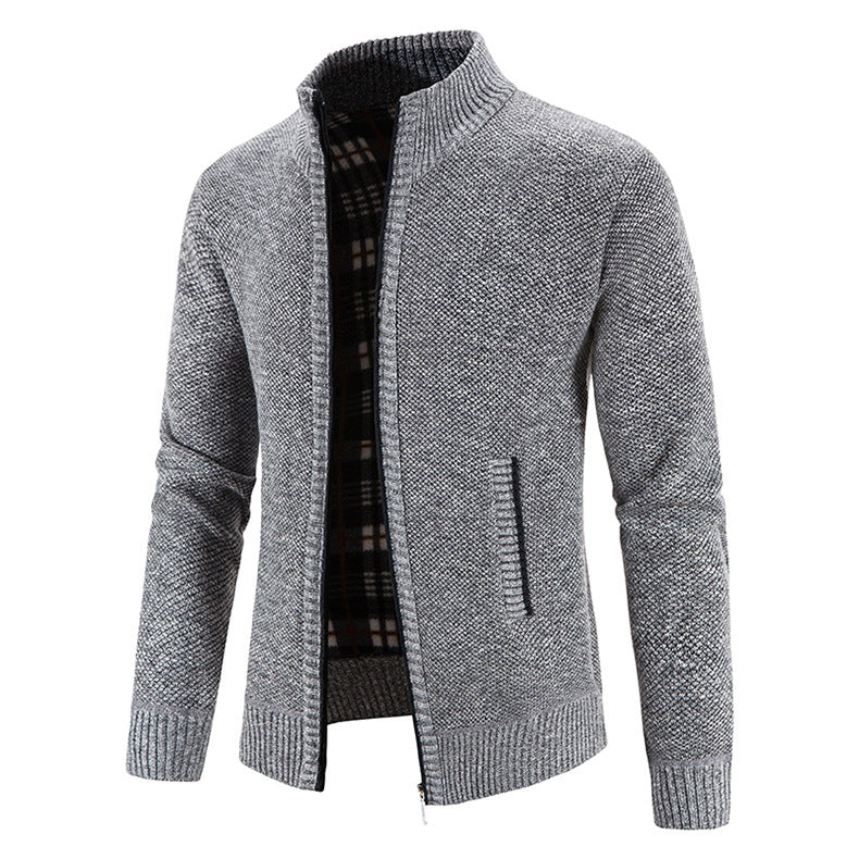 【M-4XL】2023 Pulover cardigan casual pentru bărbați din fleece