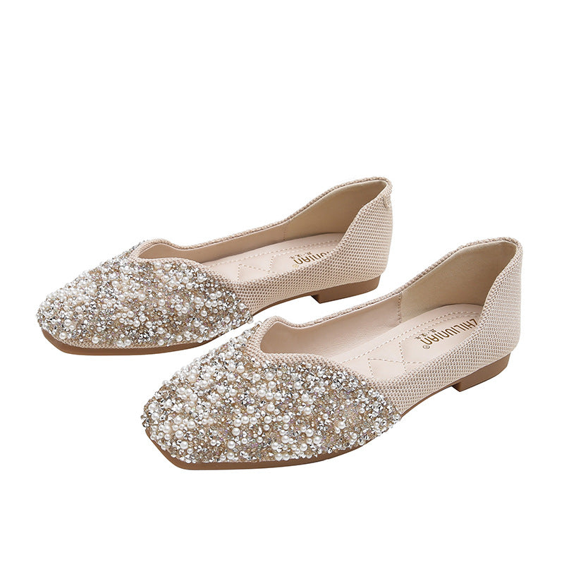 pumps with rhinestones