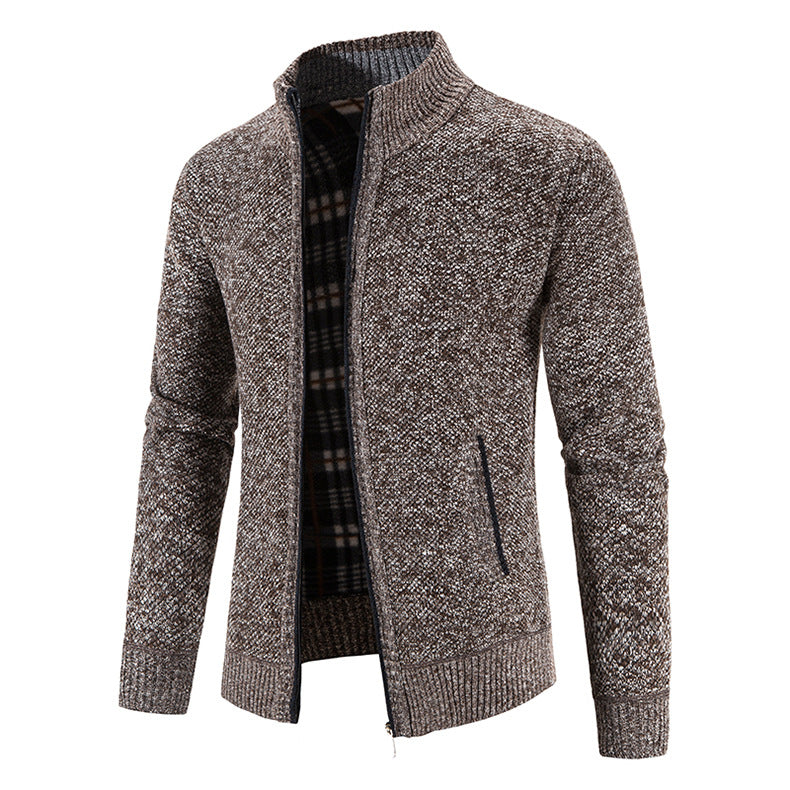 【M-4XL】2023 Pulover cardigan casual pentru bărbați din fleece