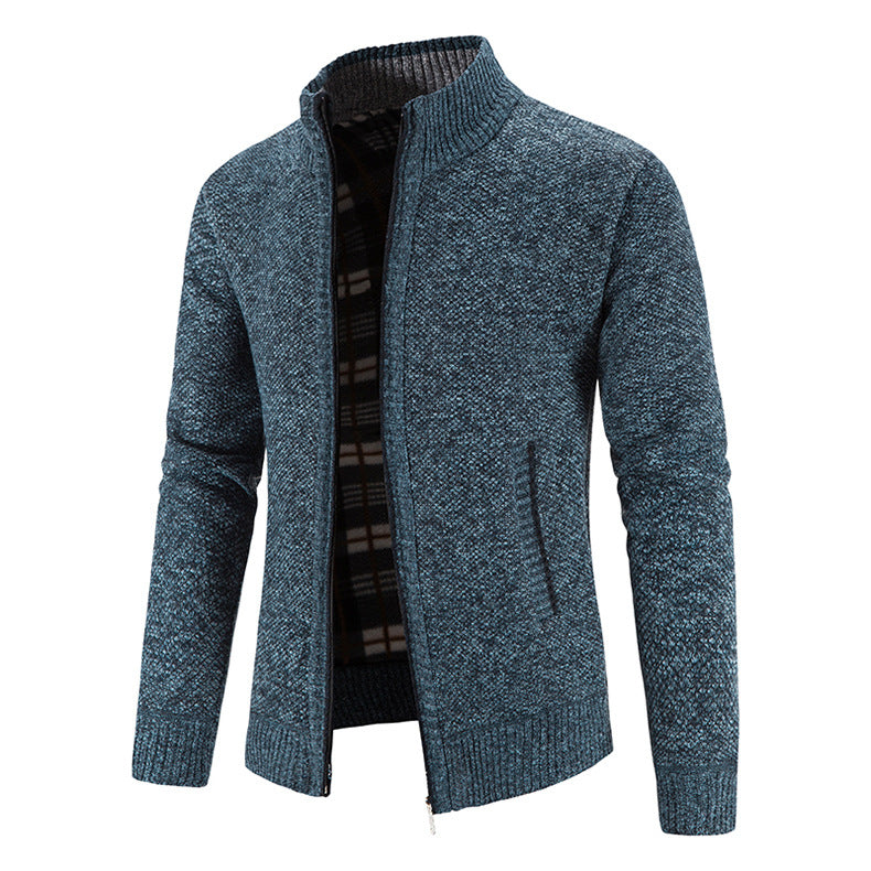 【M-4XL】2023 Pulover cardigan casual pentru bărbați din fleece