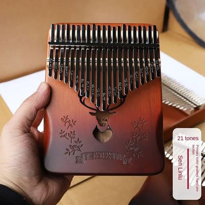 Instrument cu degetul kalimba de 17 tonuri pentru pian pentru începători