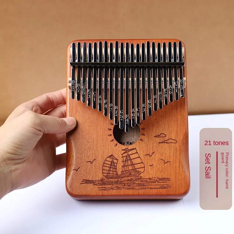 Instrument cu degetul kalimba de 17 tonuri pentru pian pentru începători