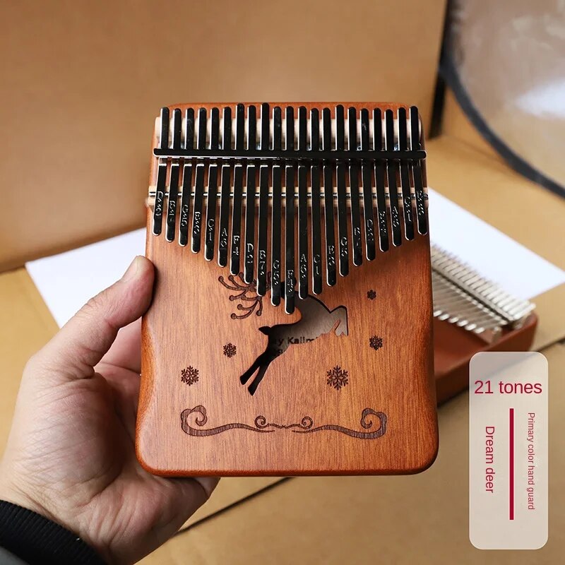 Instrument cu degetul kalimba de 17 tonuri pentru pian pentru începători